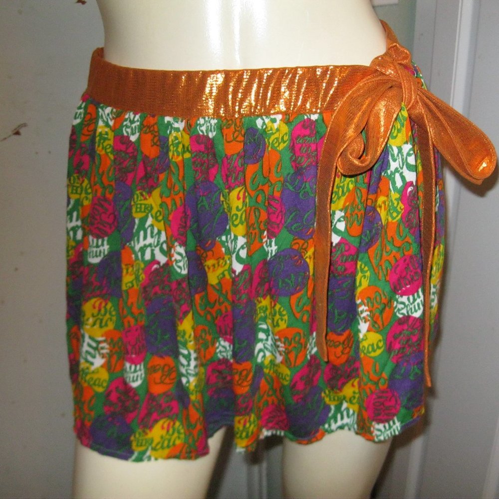 ❤️DOLCE & GABBANA Beachware Swim Suit Cover Up Skirt Size P